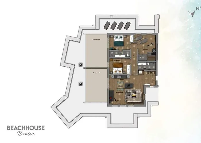 Beachhouse Bansin Penthouse Sunset Lejlighed Heringsdorf (Usedom)